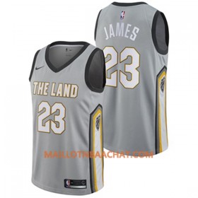 Maillot NBA Cleveland Cavaliers LeBron James 23 Nike City Edition Swingman - Homme